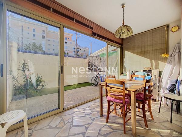 GOLFE JUAN - STUDIO 24 m2-  Mer 3 min - VERANDA 8m2- JARDIN 10m2