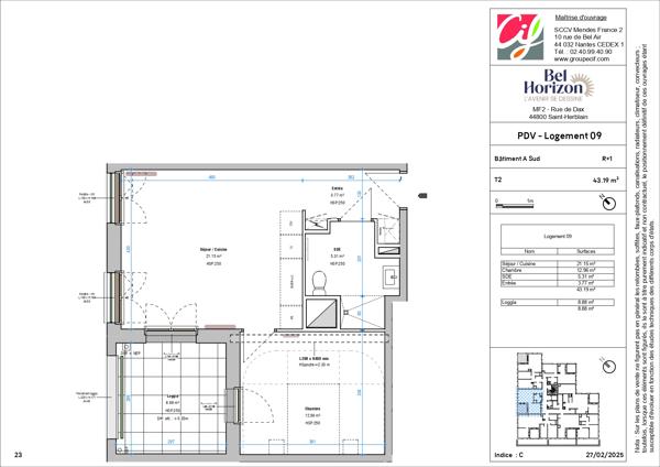 Appartement T2