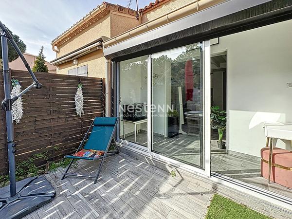Maison traversante à proximité de la plage et des commerces à Argeles Sur Mer 3 pièce(s) 37 m2