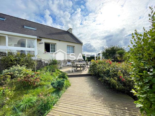 BELLE FAMILIALE, CARANTEC, JARDIN 1752m2