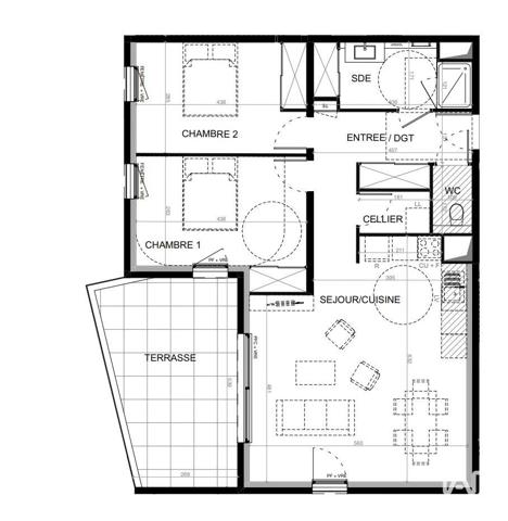 Appartement à vendre 3 pièces 77 m² Baillargues