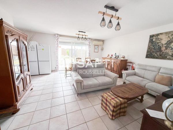 Maison de 82m2 plain-pied sur une parcelle de 426m2.