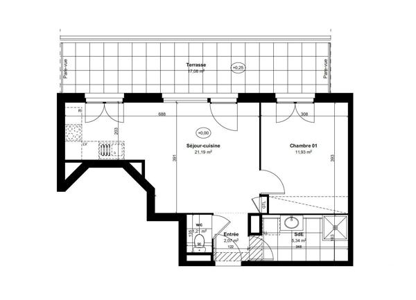 Appartement (neuf) à vendre 2 pièces 41 m² Château-Thierry