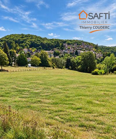Beau terrain de 4275 m² avec vue dégagée.