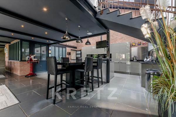 Loft style industriel contemporain