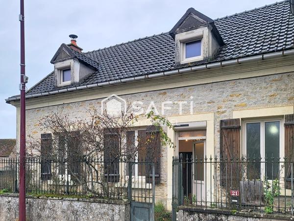 maison 110m² sur terrain clos 1400m²