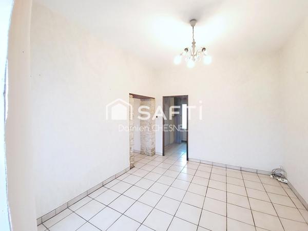 maison 110m² sur terrain clos 1400m²