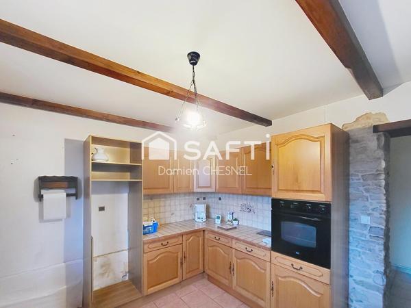 maison 110m² sur terrain clos 1400m²