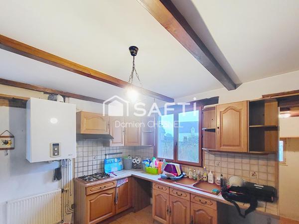 maison 110m² sur terrain clos 1400m²