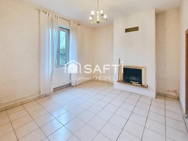 maison 110m² sur terrain clos 1400m²