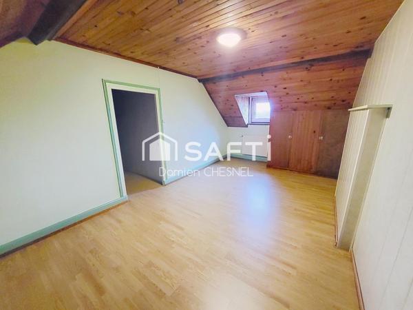 maison 110m² sur terrain clos 1400m²