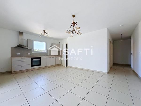 T2, 52m² avec terrasse, garage, quartier Folatière