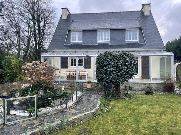 Quimper (29000) Maison individuelle avec sous-sol complet et grand terrain divisible – Quimper Ergué Armel
