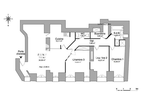 Location Appartement 4 pièces 96.3 m² - 3 RUE TOUR LA MONNAIE Clermont-ferrand 63000