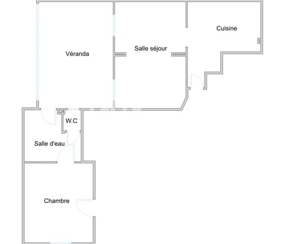 Charmant 2/3 pièces atypique