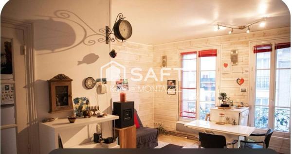 F2 traversant d'environ 38 m², calme et lumineux