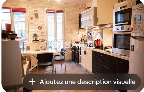 F2 traversant d'environ 38 m², calme et lumineux