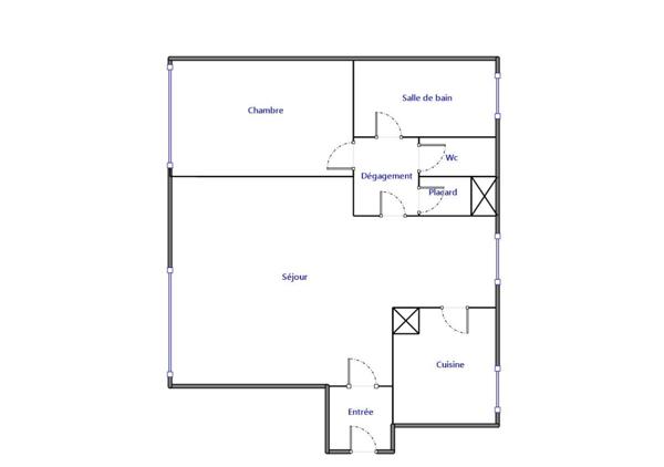 Appartement
         2 pièces
        - 48 m² 435 000 € *