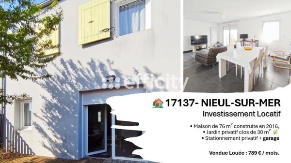 Maison 4 pièces - 76 m² Exclusivité efficity