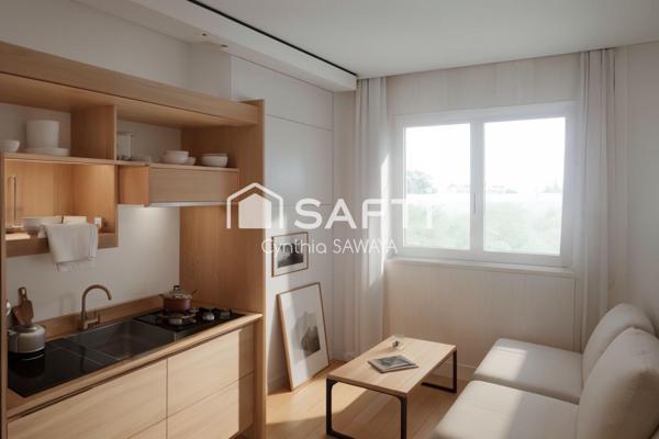 Appartement studio bien situé à rénover