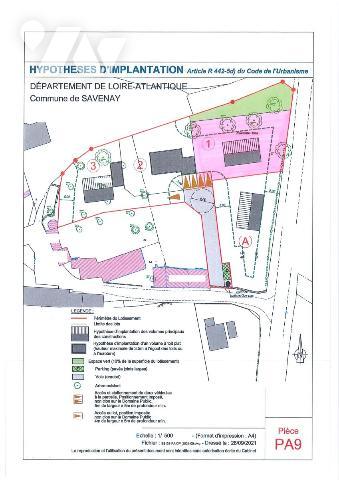 SAVENAY / Proche du Lac de Savenay - Terrain à bâtir viabilisé de 641 m² / Libre de constructeur