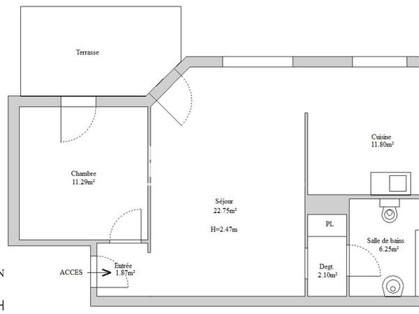 Location Appartement 2 pièces 56.06 m² - 8 D RUE DE L'INDUSTRIE LOT 54 Rixheim 68170