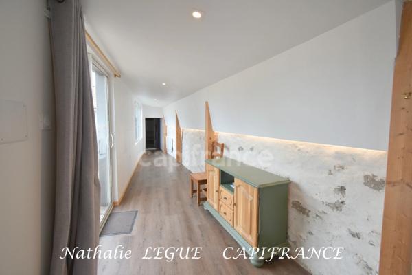 85 BOUIN VENDEE entre CHALLANS, NOIRMOUTIER et PORNIC Maison 58 m²  meublée à louer de suite 3 pièces ,1 chambre, terrasse en bois