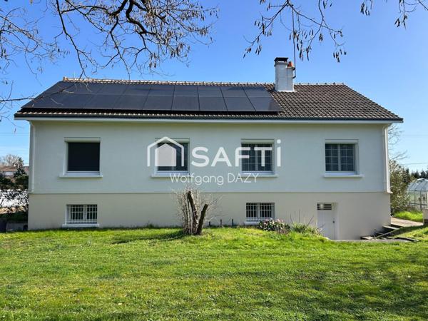 Pavillon sur sous-sol intégral avec fort potentiel