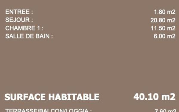 Appartement à vendre    2 pièces • 40,10 m2 Neuville-sur-Saône