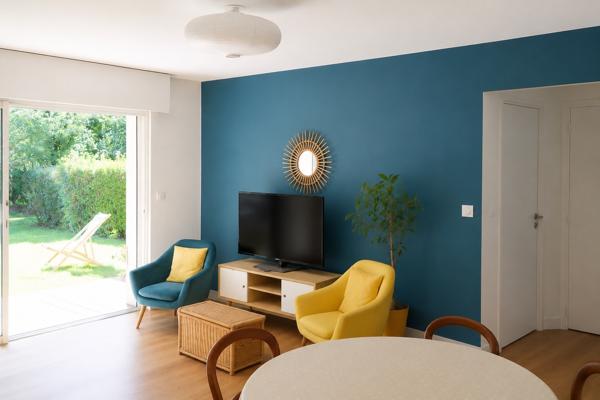 Appartement type 2 + parking + terrasse + jardin