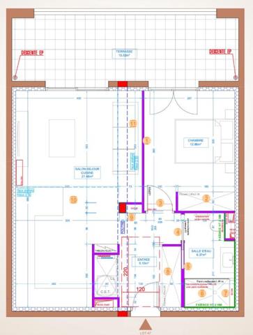 Appartement Borgo 2 pièce(s) 44.68 m2