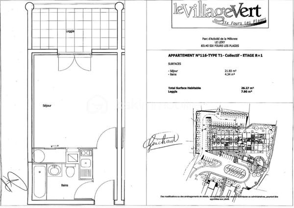 Appartement de 26,27 m²
