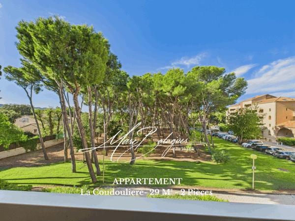 Six-Fours-les-Plages (83140) STUDIO MEUBLÉ – Domaine privé de la Coudoulière – Vue Parc plein Sud !