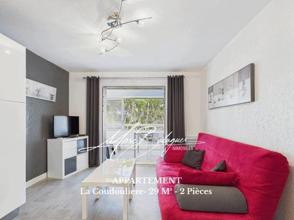 Six-Fours-les-Plages (83140) STUDIO MEUBLÉ – Domaine privé de la Coudoulière – Vue Parc plein Sud !