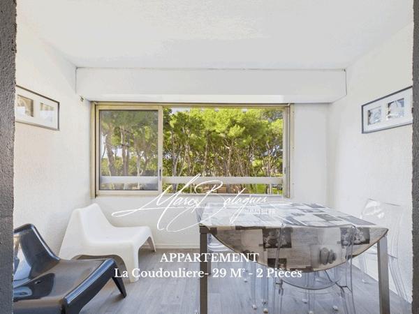 Six-Fours-les-Plages (83140) STUDIO MEUBLÉ – Domaine privé de la Coudoulière – Vue Parc plein Sud !