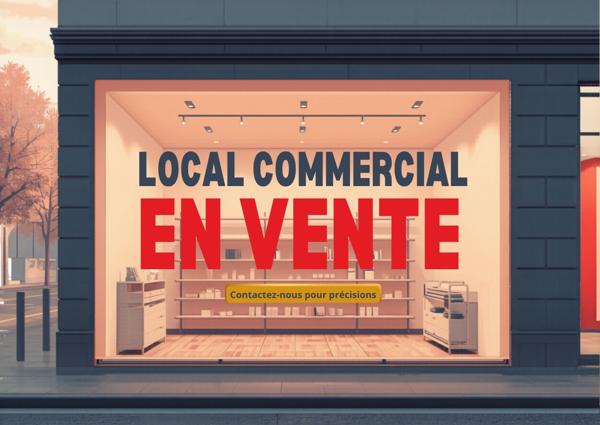 Immeuble mixte en ville : Local commercial + Logement Sans Copropriété