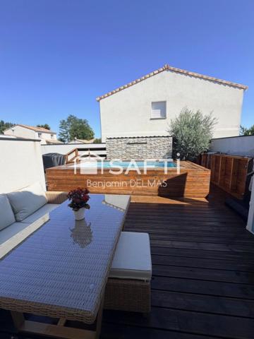 Castelnau-de-Médoc - Maison 94 m² avec piscine.