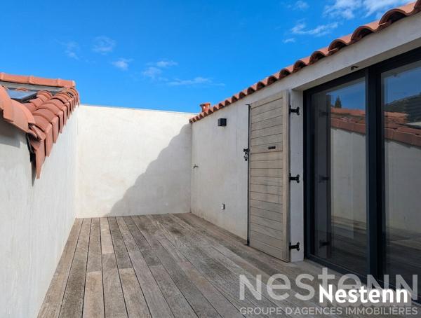 Superbe appartement 3 pièces neuf avec terrasse tropézienne à vendre à Bormes les Mimosas, dernier étage !