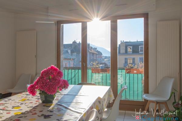 CHAMBERY (73000) : Appartement 3 chambres, cave, garage