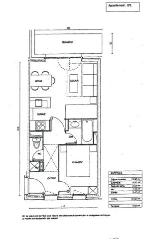 Savoie (73), à vendre VALMOREL - Domaine skiable Le Grand Domaine - Appartement T2