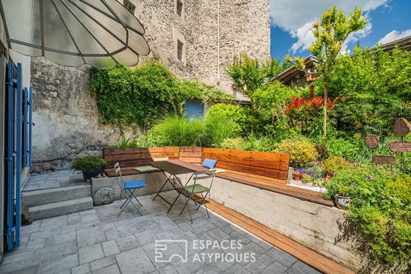 Triplex d’exception avec jardin sur les quais de l’Isère