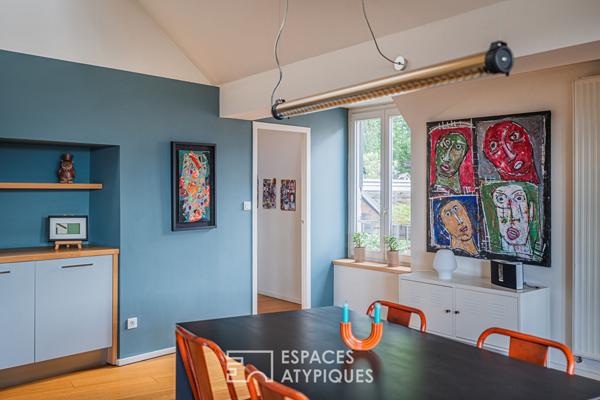 Triplex d’exception avec jardin sur les quais de l’Isère