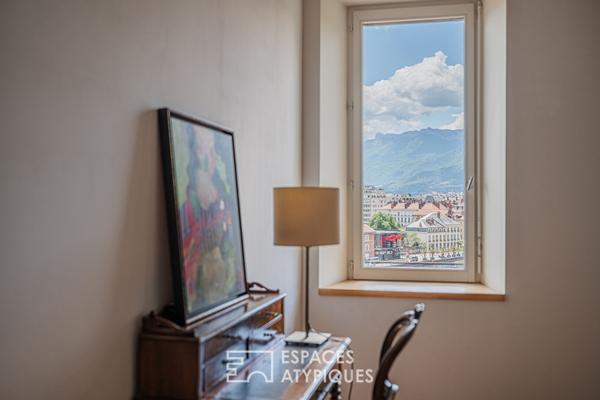 Triplex d’exception avec jardin sur les quais de l’Isère