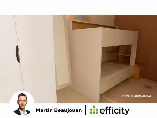 Appartement 3 pièces - 58 m² Exclusivité efficity