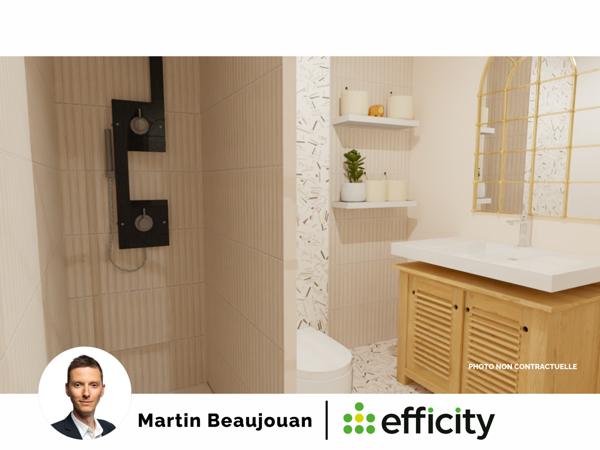 Appartement 3 pièces - 58 m² Exclusivité efficity