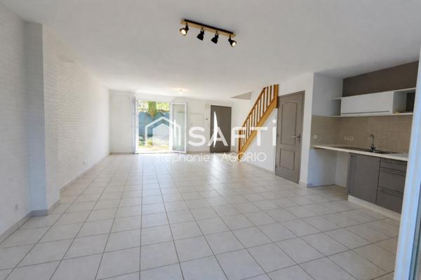 Duplex T3 lumineux avec jardin intimiste