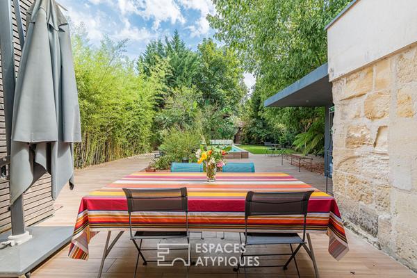 Maison familiale avec jardin à la barrière de Pessac