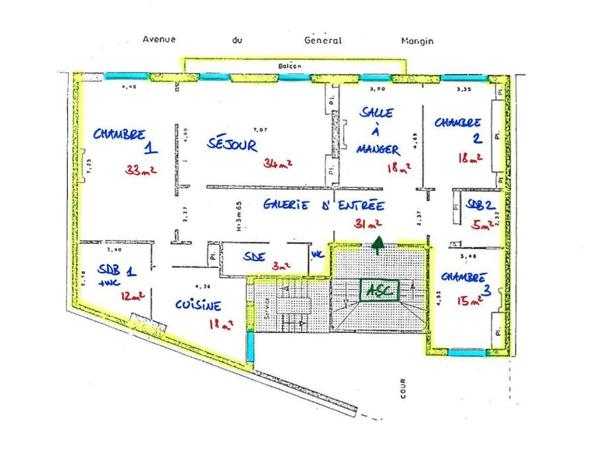 PARIS 16 / PASSY - APPARTEMENT HAUSSMANNIEN 5 PIÈCES AVEC BALCON AU CALME + CAVE