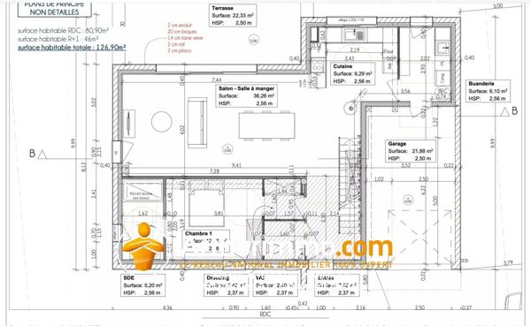 Vente Maison 6 pièces 127 m2 à Châteaubourg
