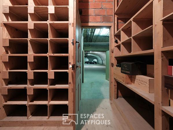 Demeure bourgeoise avec verrière et piscine en coeur de Janville